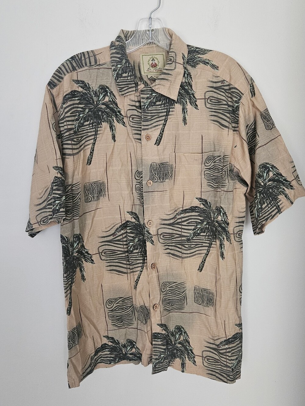 Joe Marlin Hawaiian short-sleeve button-up shirt